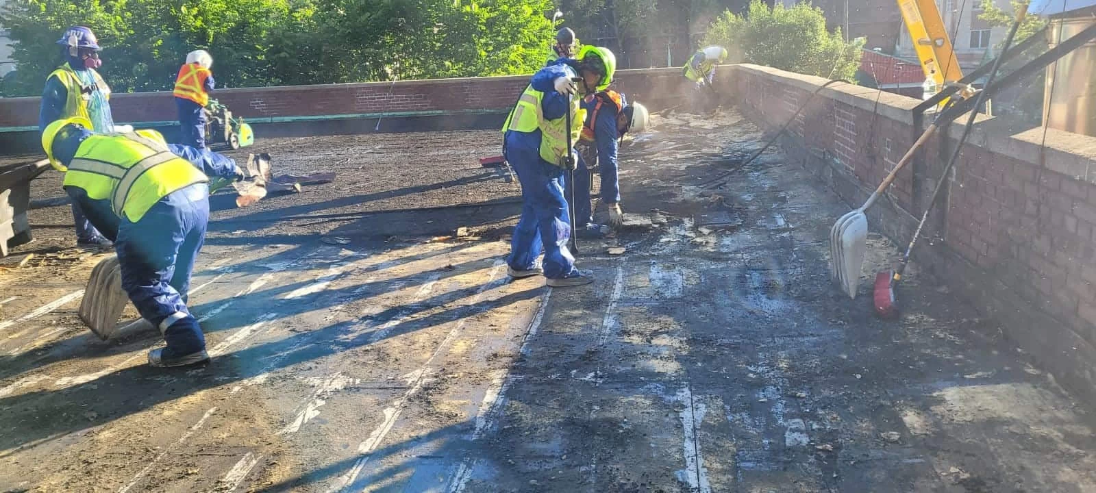 Green Island Group Corp conducting certified asbestos abatement in Suffolk County residential or commercial property